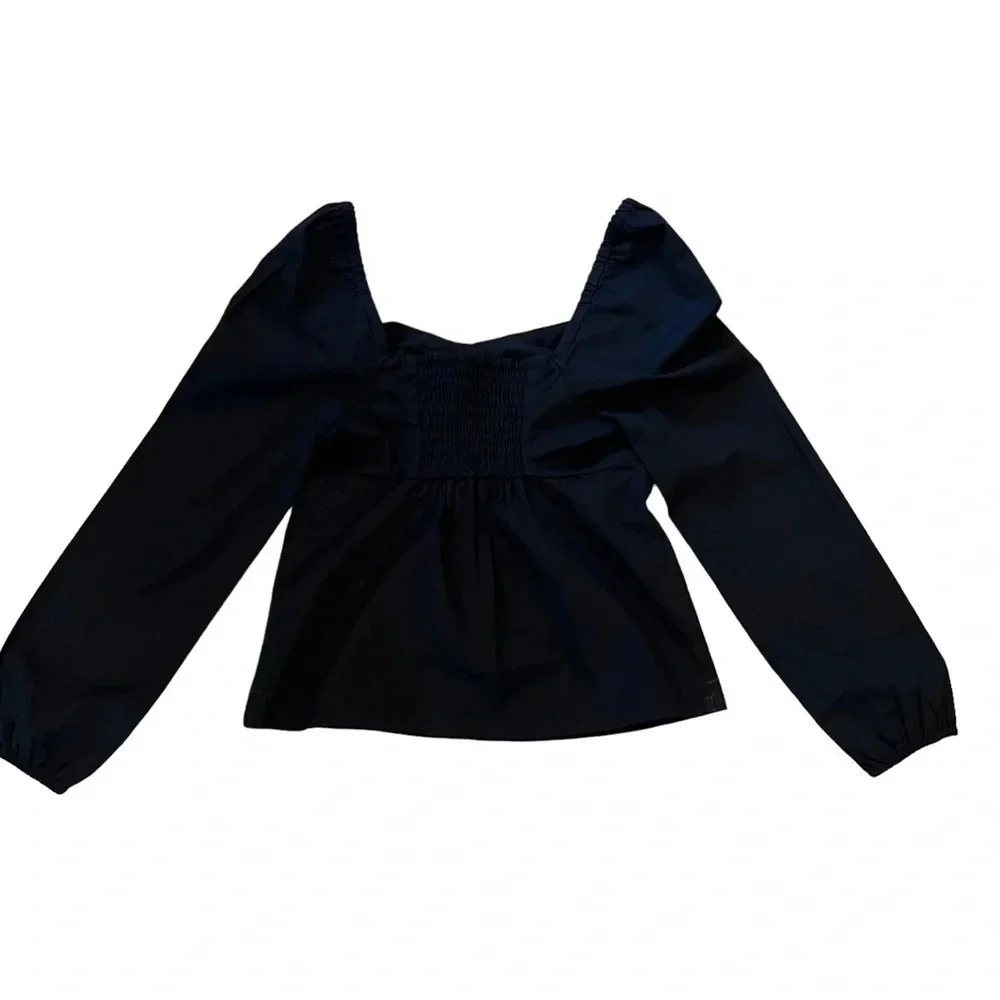 J.Crew Long-sleeve sweetheart top, NWT, Size 00